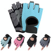 Outdoor Half-finger Cycling Fitness Non-slip Breathable Thin Sports Gloves, Size:M(Black)
