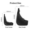 For Mercedes-Benz C-Class W205 2015-2020 4pcs/Set Car Auto Soft Plastic Splash Flaps Fender Guard