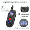 Dog Training Collar 1000m Remote Shock Vibration Intercom (Black)