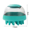 Pet Shower Brush with Refillable Gel (Green) - Cat & Dog Grooming