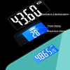 Charging 28cm Smart Electronic Scales Weight Scales Household Body Scales(Deep Green)