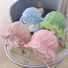 MZ4790 Cotton Baby Princess Hat Lacing Cloth Hat, Size: 44-48cm(Green)