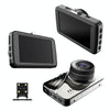 D906 3 inch Car Ultra HD Driving Recorder, Double Recording + GPS + WIFI + Gravity Parking Monitoring + Lane Deviation Warning