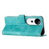 For vivo V40 / V40 Pro / T3 Ultra Dream Triangle Leather Phone Case with Lanyard(Green)