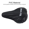 WEST BIKING 2pcs Bicycle Saddle Rain Cover Riding Equipment(Black)
