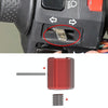 Motorbike Conversion Switch Button Steering Key Cap(Black)