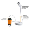 Outdoor Bath Artifact Field Dormitory Simple Electric Shower, Specification: Digital Display 4400mAh