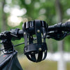 Outdoor Anti Shake Bicycle Water Bottle Holder Cycling Cup Carrier(Black Net+Black Holder)
