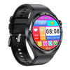 HDT MAX 1.60 inch Black Dial Silicone Band IP68 Waterproof Smart Watch Support Bluetooth Call(Black)