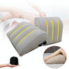 Press Inflatable Leg Rest Pillow Waist Cushion Portable Travel Back Cushion 48x43x19cm
