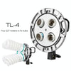 Godox TL-4 4 in 1 E27 Socket Tricolor Bulb Light Lamp Head Mount(AU Plug)
