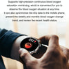 Ochstin 5HK8 Pro 1.36 inch Round Screen Blood Oxygen Blood Pressure Monitoring Bluetooth Smart Watch, Strap:Silicone(Black)