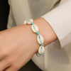 Hand Braided Rope Adjustable Shell Bracelet(1010-109)