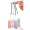 1.5M Mini Cute Portable Leather Measuring Tape(Random Color Delivery)