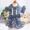 Small Dog Denim Skirt, XS, Bow Detail, Autumn/Winter