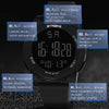 SYNOKE 9002 Men Outdoor Waterproof Sports Watch Multifunctional Luminous Digital Watch(Black)