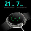KT62 1.36 inch TFT Round Screen Smart Watch Supports Bluetooth Call/Blood Oxygen Monitoring, Strap:Steel Strap(Silver)