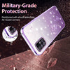 ForSamsung Galaxy A51 5G Gradient Glitter Flower All-inclusive Phone Case(Purple)