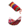 Red Stripe Single Widening Camping Outdoor Canvas Hammock, Size: 190cm x 100cm