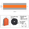 Encryption Mosquito Net Hammock Outdoor Camping Anti-Mosquito Net Gauze Hammock, Size: 260x140cm(Orange Red Grey)