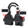 12 Pin to 16 Pin OBDII Diagnostic Cable for Mitsubishi