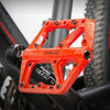 PROMEND PD-M42 1 Pair Mountain Bicycle Nylon High-speed Bearing Pedals(Orange)