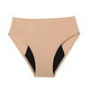 High Absorbency Women Period Panties 4-layer High Waist Seamless Menstrual Underwear, Size: M(Apricot)