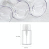 Portable Liquid Push Down Pump Dispenser Bottle Empty Plastic Bottle Container, 150ml