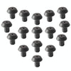 16pcs /Pack WB2K101 Rubber Feet for GE Kenmore Burner Grate Replaces WB02T10461 AP2622260(Black)