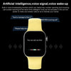 T500+MAX 1.69 inch HD Screen Smart Wristband, Support Bluetooth Calling/Heart Rate Monitoring (Yellow)