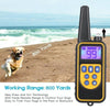 880-2 Dog Training Collar - 800yd Rechargeable Remote, Beep, Vibration, Static (Black/Orange)