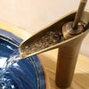 Bathroom Faucet Washbasin Waterfall Hot & Cold Faucet, Specification:99529 Black