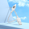 hoco U124 2.4A USB to 8 Pin Smart Power-off Data Cable, Length: 1.2m(Grey)