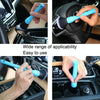 Car Details Soft Bristle Interior Brush Crevice Cleaning Brush, Style: Long Blue Handle