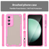 For Samsung Galaxy S24 FE 5G Armor Glaze PC Hybrid TPU Phone Case(Pink)