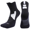 Antibacterial Terry Socks Basketball Socks Men And Women Sports Socks, Size: XL 43-45 Yards(Black)
