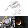 Motorcycle Retro Modified Odometer Speedometer Kilometer (Black)