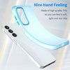 For Samsung Galaxy A16 5G Frosted Translucent TPU Hybrid PC Full Coverage Phone Case(Blue)