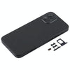 iPhone 12 Mini Back Cover Black - SIM Tray & Lens