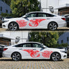 2 PCS/Set D-498 Pterosaur Spitfire Pattern Car Modified Decorative Sticker(Red)