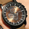 YAZOLE 322 Arabic Numerals Dial Sports Belt Watch Men Luminous Business Quartz Watch(Blue Tray Black Belt)