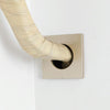 Square Air Conditioning Hole Decoration Cover Wall Hole Plug, Style: Split 5cm White