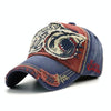 13948 Shark Pattern Washable Baseball Cap Spring and Autumn Sun Hat, Size:One Size(Wine Red)