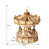 Rolife TG404 Rotating Trojan 3D Three -Dimensional Puzzle Board Children Wood Puzzles Model