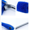 3 PCS Wheel Hub Long-Handled Brush Special Tool For Powerful Decontamination & Cleaning Of Tires, Colour: Blue Long Pole