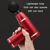 Mini Fascia Massager Pulse Micro-Current Physiotherapy Muscle Cervical Spine Massage Equipment Specification: Button version(168 Red)