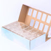 5 PCS Transparent Rectangular Watch Display Box Pull-out Electronic Watch Box(8.8 x7.7x5.4cm)