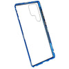 For Samsung Galaxy S22 Ultra 5G Anti-peeping Magnetic Double-sided Tempered Glass Phone Case(Blue)