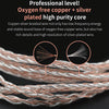 KZ B Copper-silver Mixed Plated Upgrade Cable for KZ ZST / ZS10 / ES4 / AS10 / BA10 Earphones