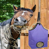 Round Bale Hay Feeder, Purple, 33x18x60cm - Reduce Waste